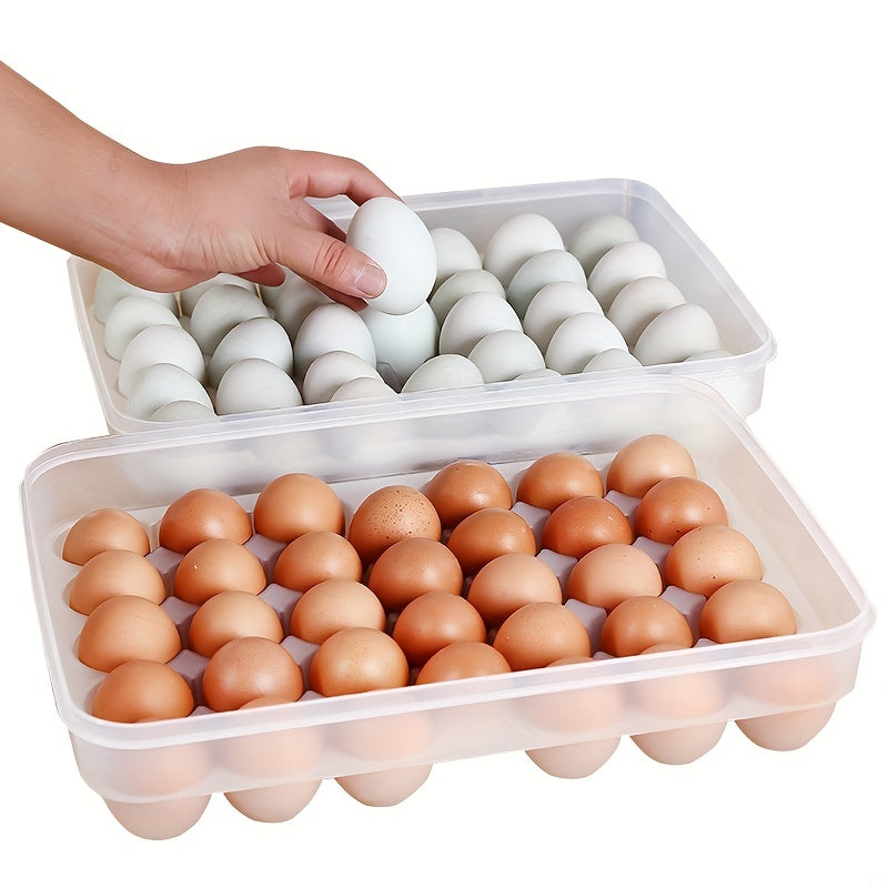 34 Grid Egg Box Dumpling Storage Box Large Capacity Kitchen Preserv