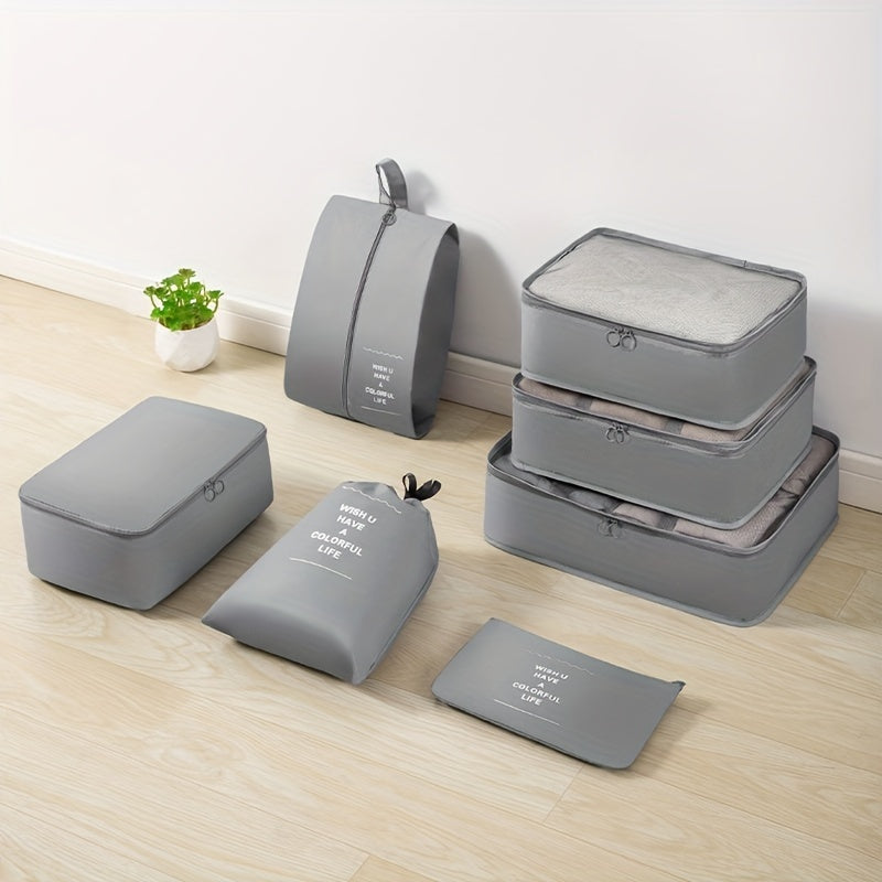 Luggage Packing Organizer Set Lightweight Handheld Pack Cubes Storage Bag