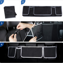 Car Seat Back Storage Bag - Large Capacity 600D Oxford Cloth