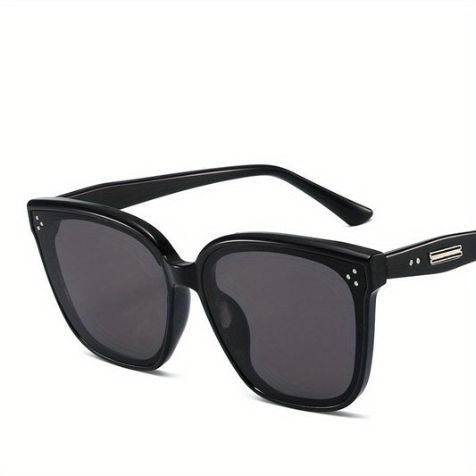 Men's Square Large Frame Glasses Mixed PC Sunglasses 4137