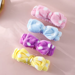 Women's Makeup Headband Soft Bow Hair Band