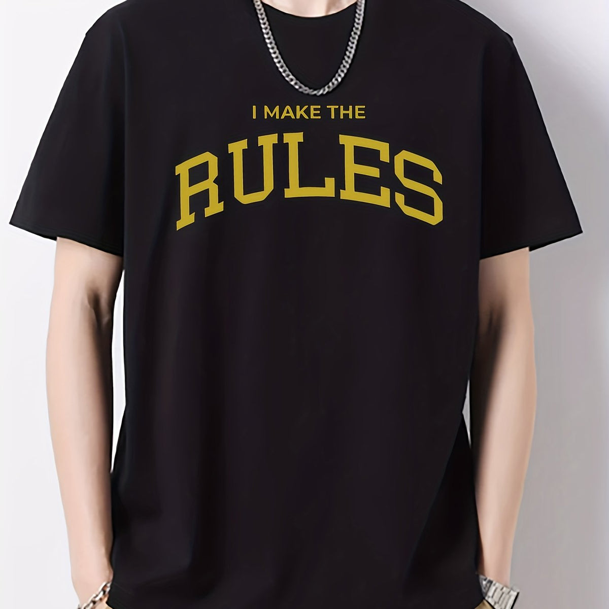 Men's Cotton Graphic Crew Neck Active T shirt for Summer