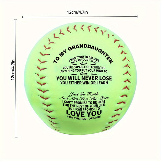 Creative PU Baseball For Grandchildren Softball Birthday Holiday