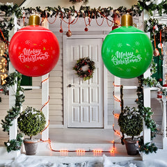 Christmas Inflatable Snow Ball Lantern Ornaments