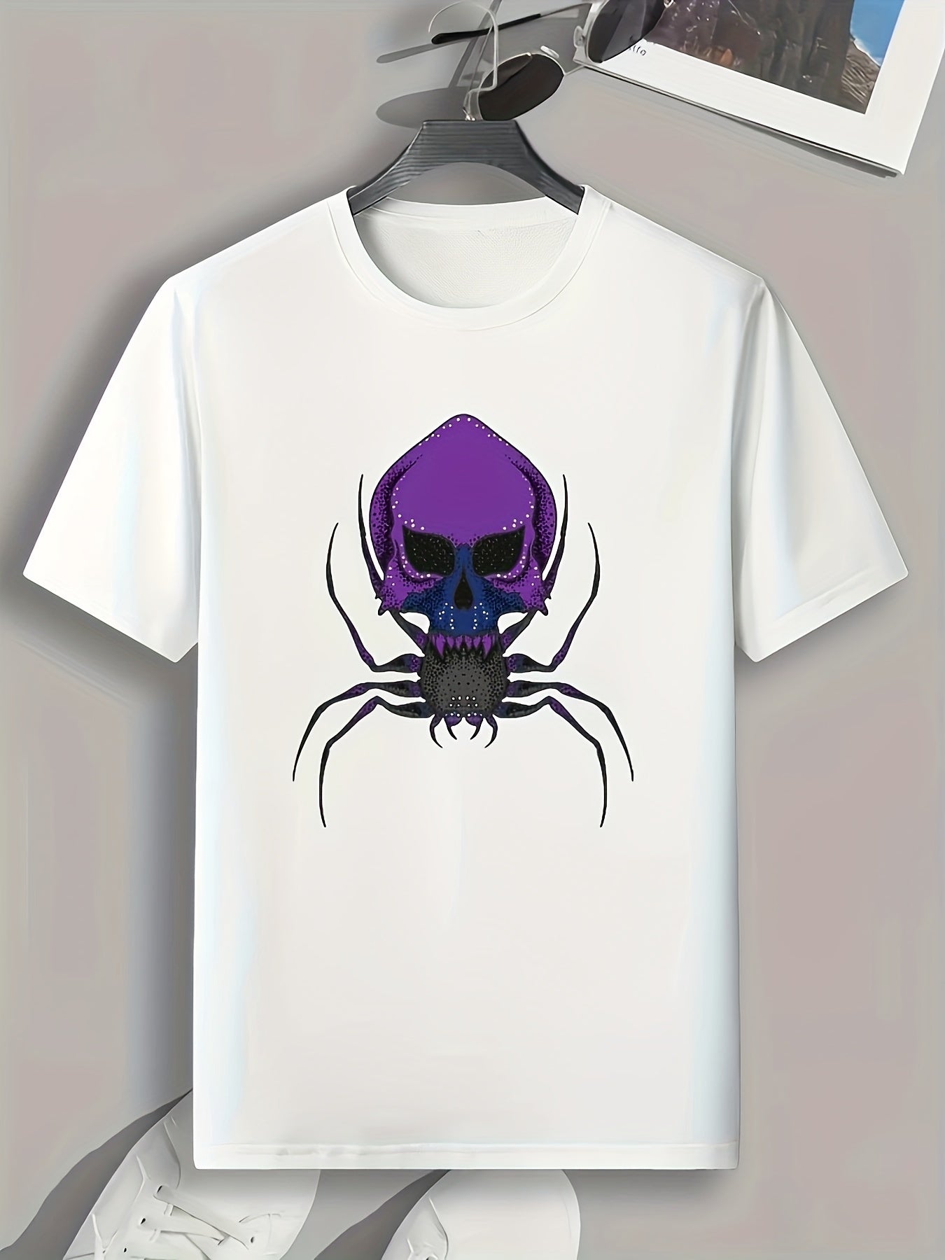 Monster Print Men's Graphic T shirt Casual Comfy Tees For Summer Mens Clothing
