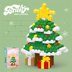DIY Christmas Tree Building Blocks Assembly Toys