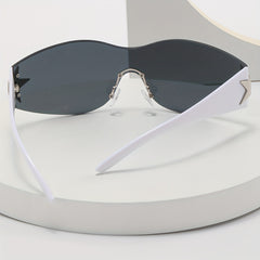 Men's Y2K Aviator Sunglasses Pentagram Sports Eyewear