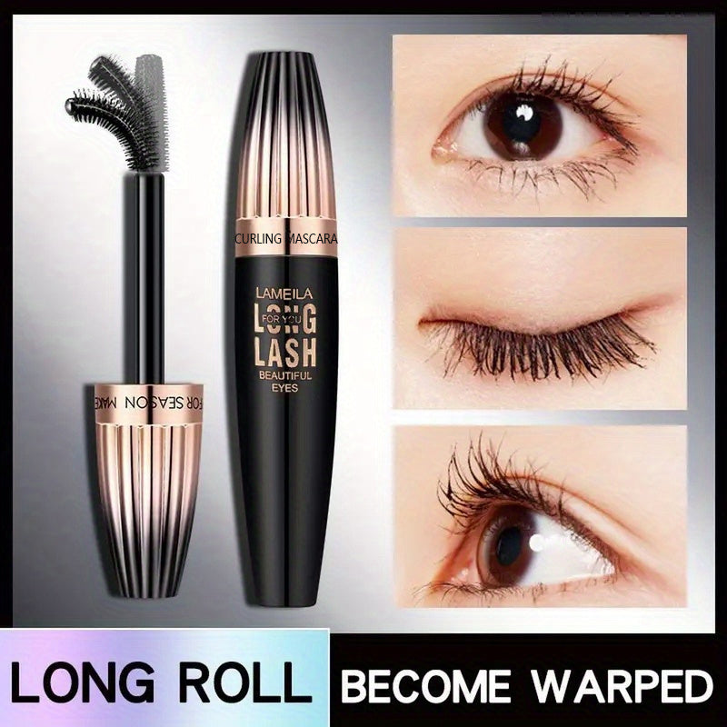 Waterproof 4D Mascara Thick Lengthening Smudge Proof Volumizing Long Lasting
