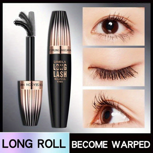 Waterproof 4D Mascara Thick Lengthening Smudge Proof Volumizing Long Lasting