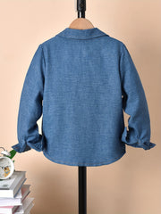 Boys Long Sleeve Button Down Outwear Shirts Jacket