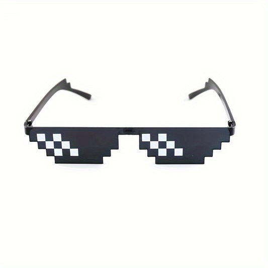 Funny Mosaic Sunglasses Men Women Party Decors Photo Props