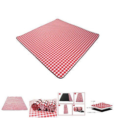 Durable Plaid Picnic Mat for Camping, Beach - Soft Blanket