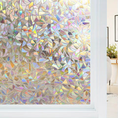 Rainbow Window Film 3D Decorative Vinyl Window Sticker