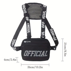 Men's Hip Hop Chest Bag Tactical Chest Rig Vest Bags