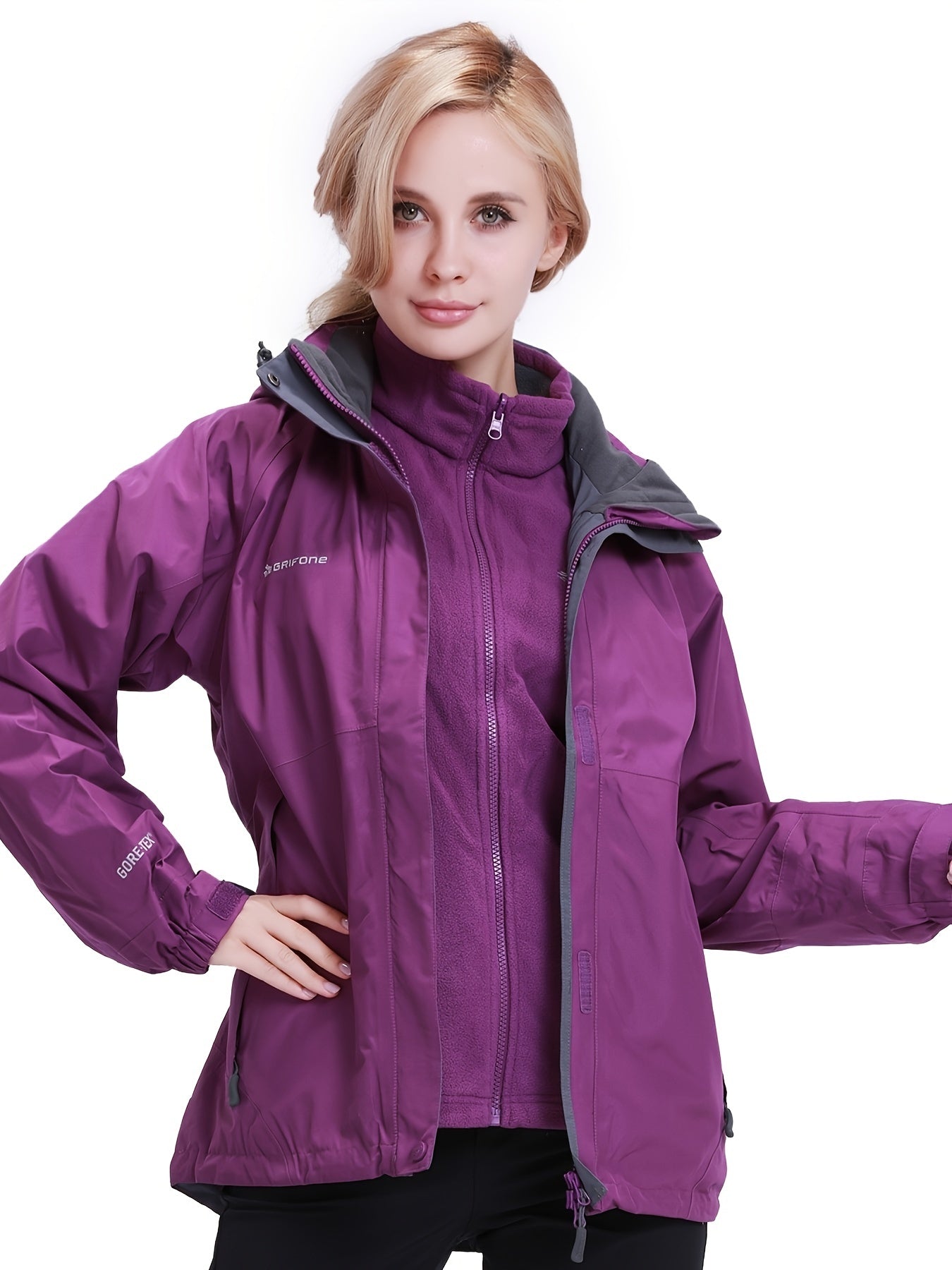 GORETEX Women's 3 in 1 Outdoor Ski Jacket Waterproof & Windproof