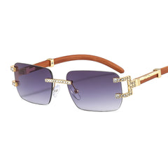 Men's Retro Casual Rimless Sunglasses