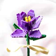 2pcs Flowers Building Blocks Bouquet Home Decor Christmas Halloween