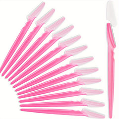 12 Pcs Eyebrow Razor Exfoliating Dermaplaning Tool For Women Face Facial Razors