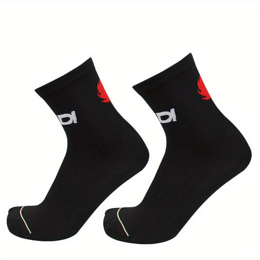 Unisex Cycling Socks Quick Drying Wear Resistant