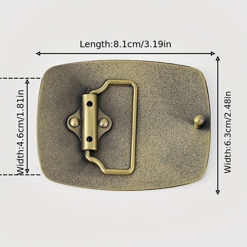 Skull Rectangular Belt Buckle Women Men Western Jeans Accessories