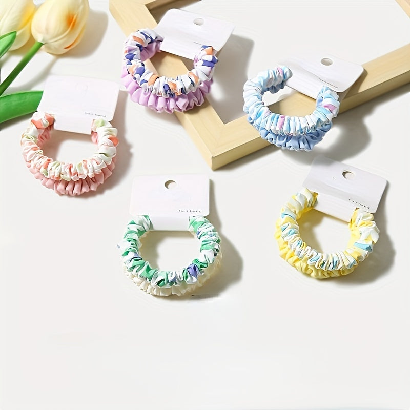 Colored Hair Ties Hair Rings Hair Rope Ponytail Holder Hair Accessories