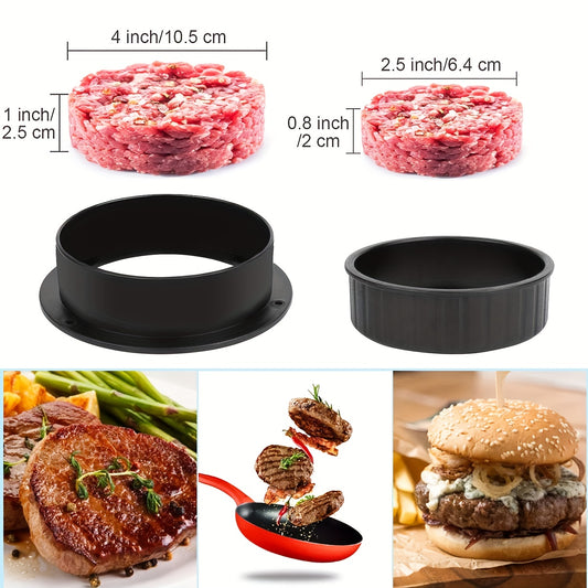 Non Stick Burger Press Patty Maker Hamburger Mold Stuffed Meat Sliders