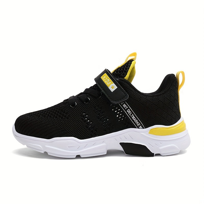 Boys' Lightweight Mesh Sneakers for Running & Walking
