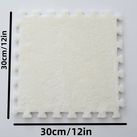 12pcs Interlocking Foam Tiles for Home Workouts Washable Cuttable & Durable