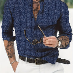 Men s Formal Button Up Shirt for Business Occasion