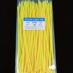 100pcs Nylon Cable Tie Self-locking Binding