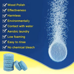 20pcs Effervescent Tablets for Car Windscreen Wiper & Glass Cleaning