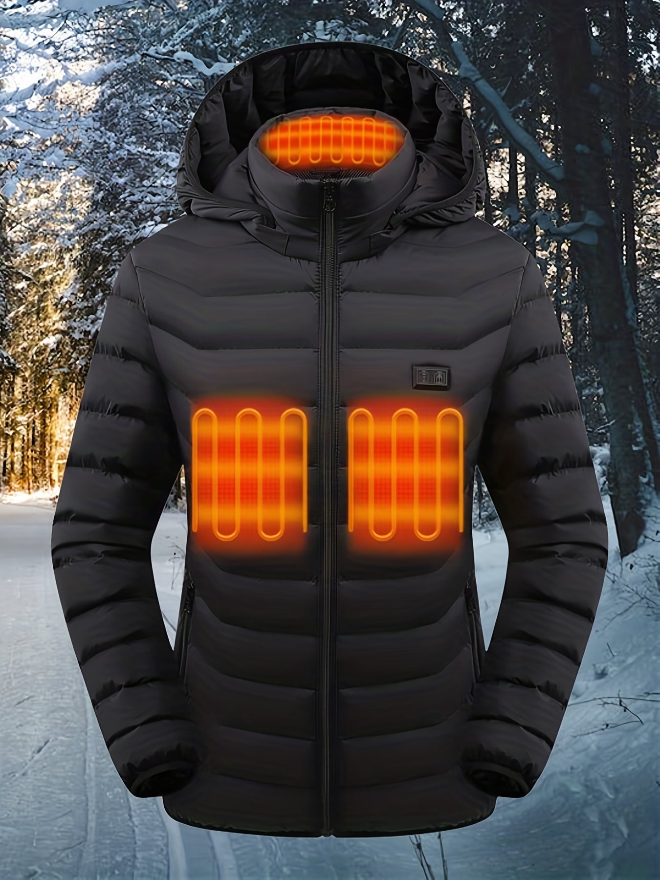 Women's Waterproof Lightweight Jacket with Heating