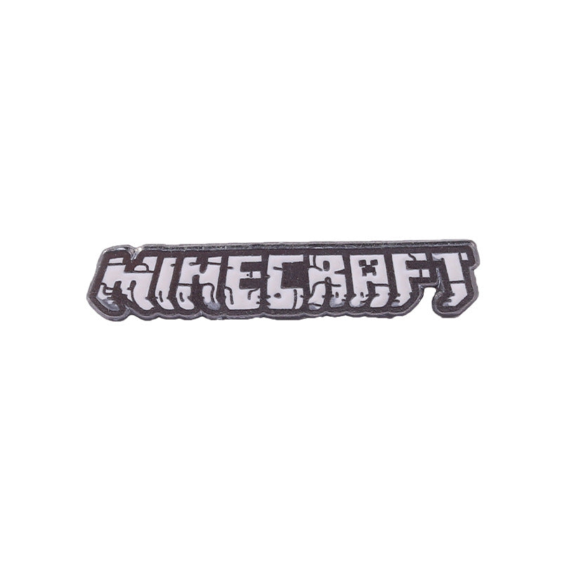 3pcs Game Series Sword Letter Paint Badges Clothing Accessories