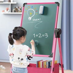 Magnetic Double Sided Pink Teaching Board for Kids