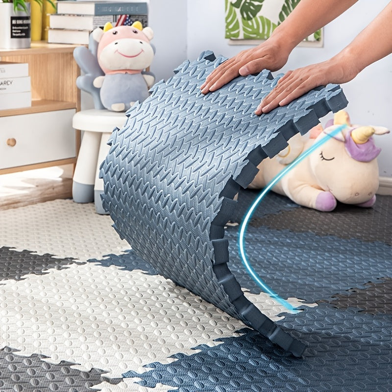 5pcs Foam Mat Anti fall Floor Bedroom Thickened Mat Washable