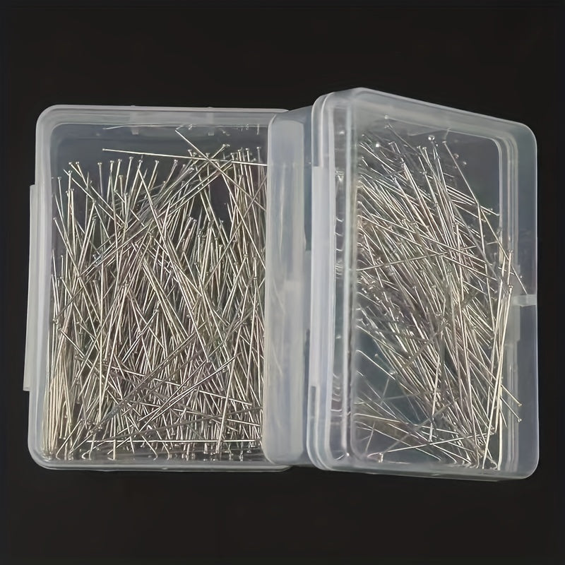 400pcs Stainless Steel Dressmaker Pins Jewelry Making