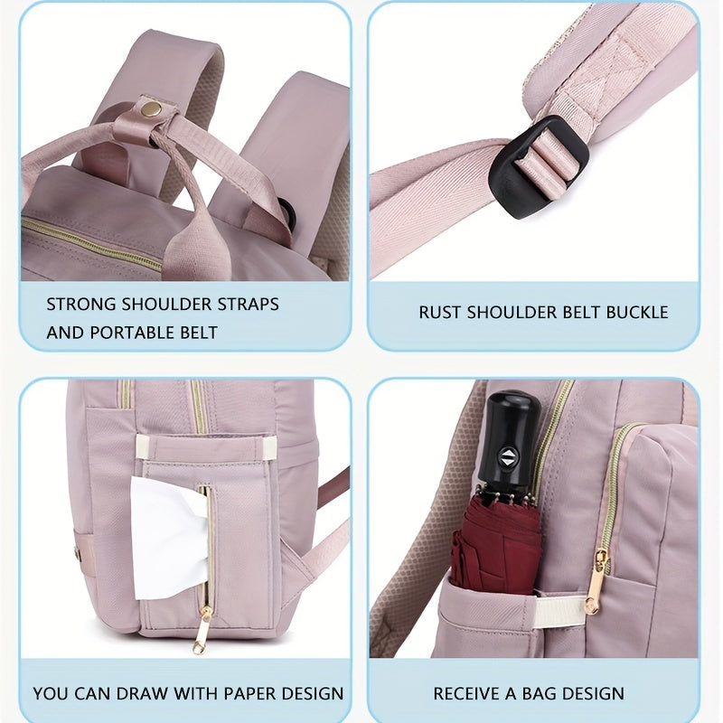 Large Capacity Mommy Bag for Stroller Waterproof Backpack