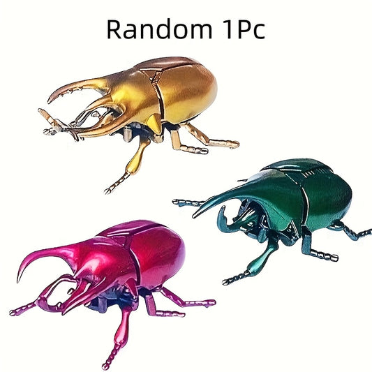 Clockwork Beetle Toy Set Assorted Colors Plastic Material