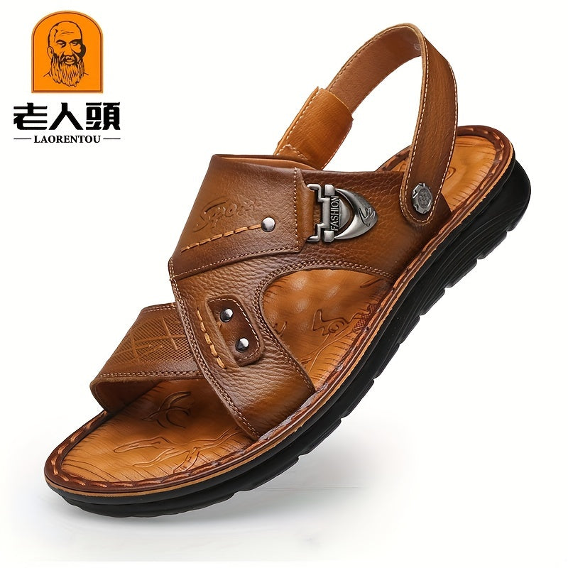 Men's Outdoor Slip On Slide Sandals Summer Outdoor Walking Shoes