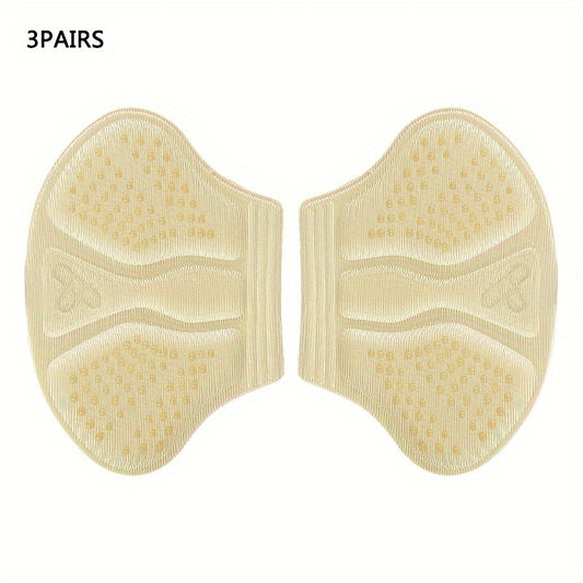3 Pairs Sports Shoes Heel Pads Anti-wear Stickers 2 Sizes Skin Sports Supplies
