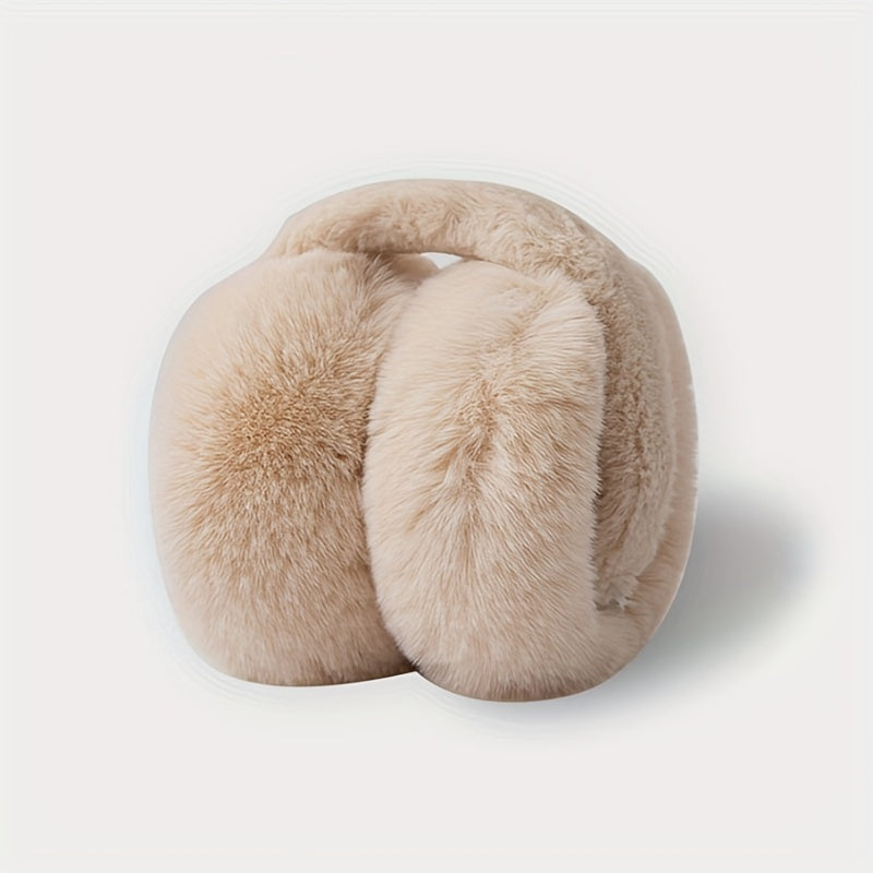 Polyester Knit Earmuffs Warm Ear Warmers Cold Protection