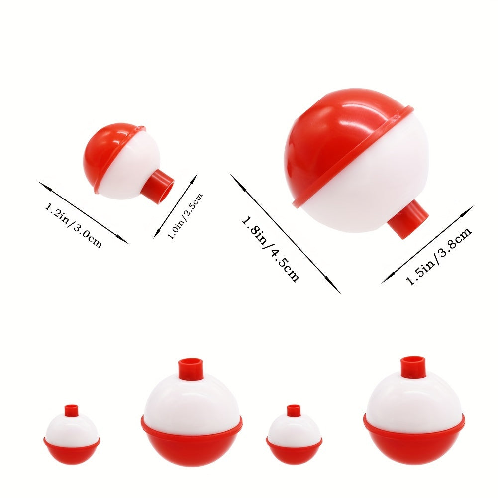 20pcs Fishing Float Hard ABS Bobber Buoy Floats 2.54 3.81 cm
