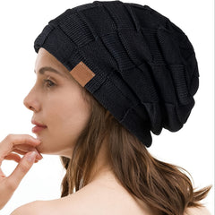 Winter Warm Knitted Slouchy Beanie