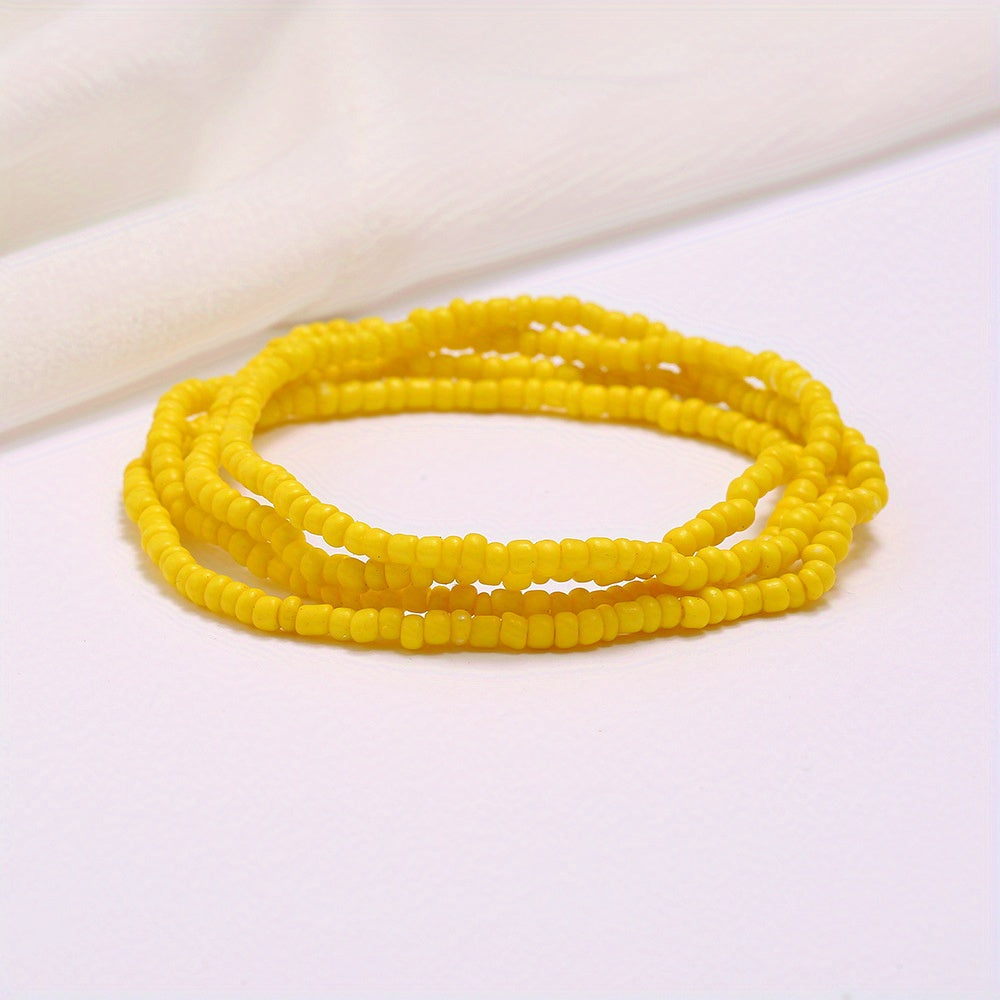 Boho Layer Waist Chain Decorative Belly Chain For Women