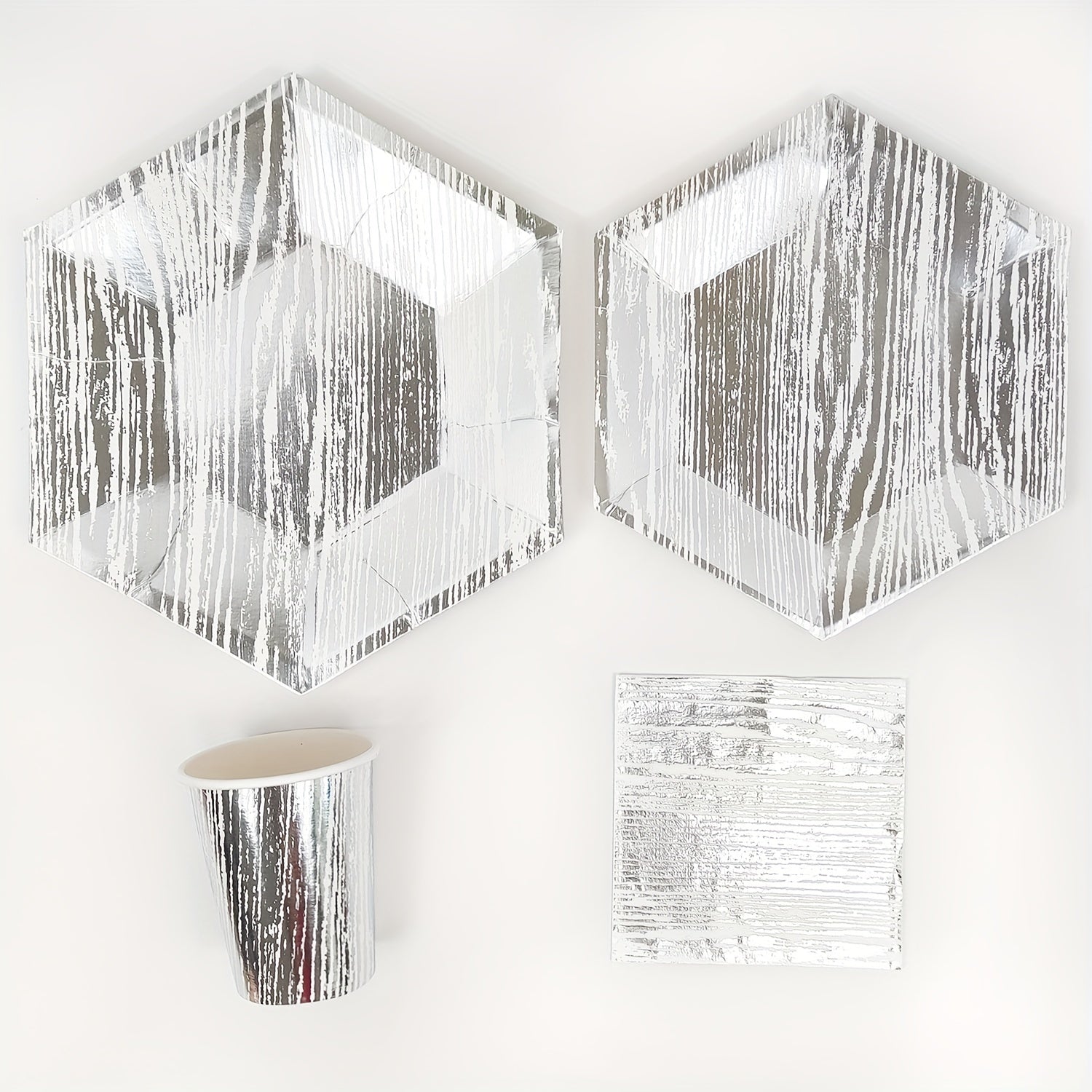 Disposable Dinnerware Set Paper Plates Napkins Cups Party Decoration