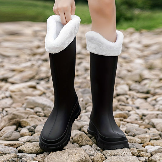 Stylish Non-Slip Rain Boots for Women - Outdoor Rubber Water Boots