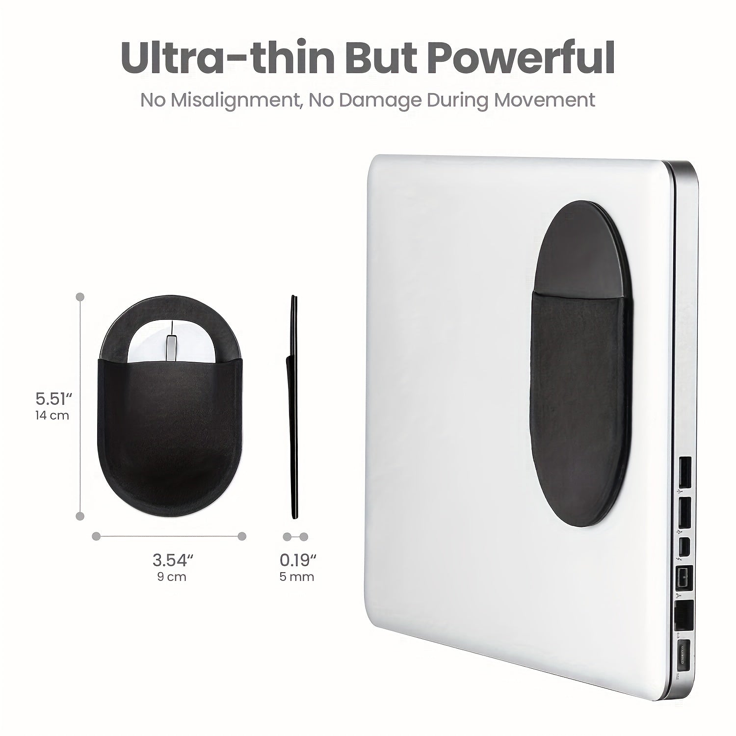 Stick On Mouse Holder for Wireless Mouse