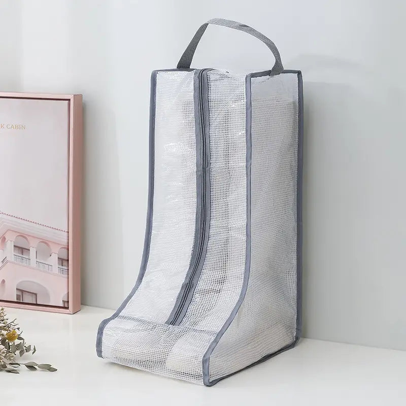 Boot Storage Bag for Short and Tall Boots, Clear Dust Cover for Shoes Packing