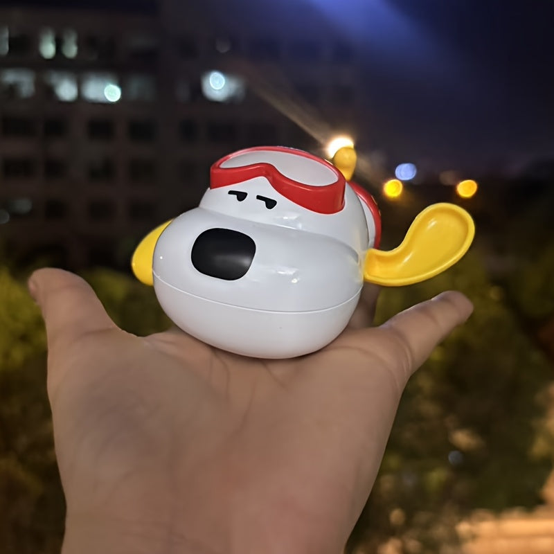 Cartoon Dog Shaped Spring Toy - Water Play Fun