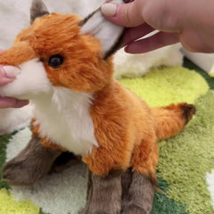Realistic Fox Plush Toy - Soft Stuffed Animal for Boys
